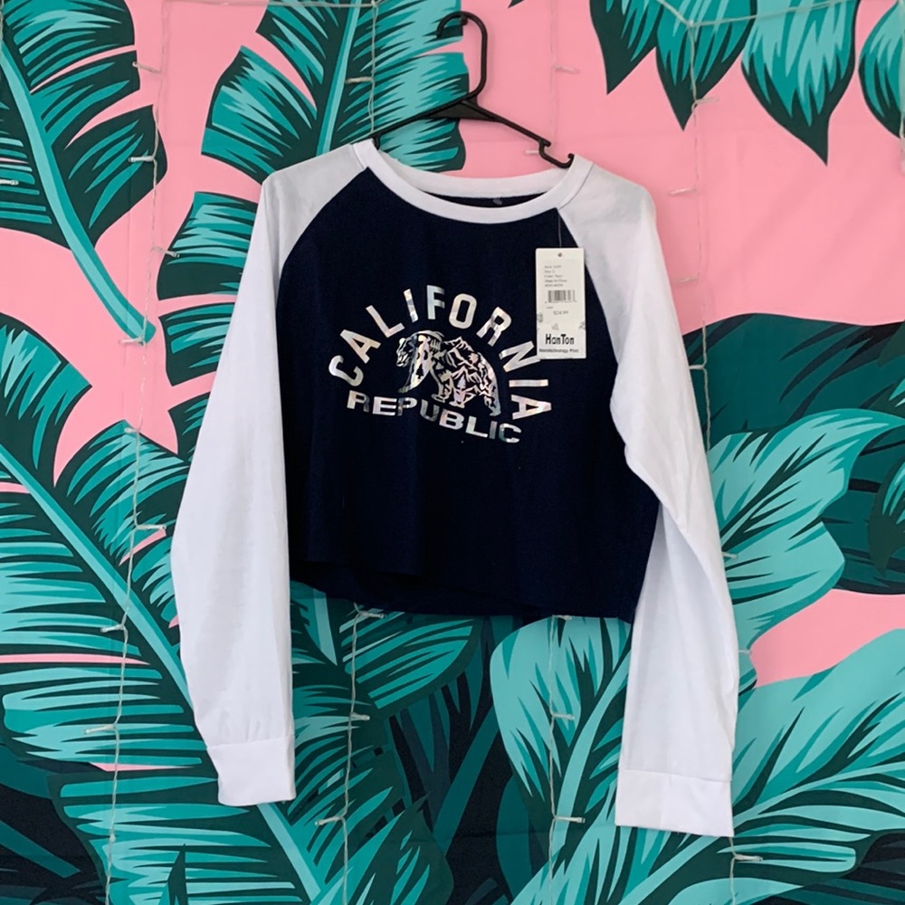 Bevy blue California republic long sleeve